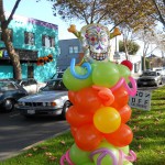 day of the dead balloon display