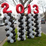 graduation balloon display 2013
