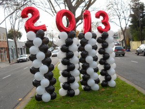 graduation balloon display 2013