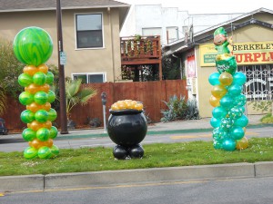 outdoor balloon display
