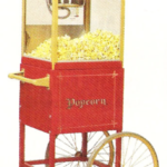old fashioned popcorn cart concession rental