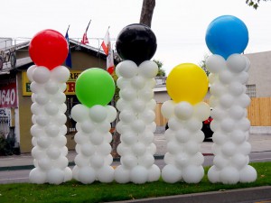 balloon columns display