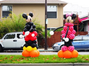 mickey mouse balloons and minnie mouse balloons