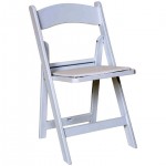 Wedding resin folding chair rental