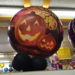 halloween balloon with jack-o-lanterns