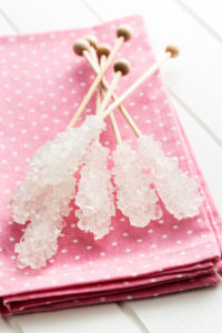 white rock candy for quinceañera decorations for winter wonderland theme