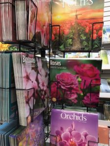 flower monthly calendars on display paper plus